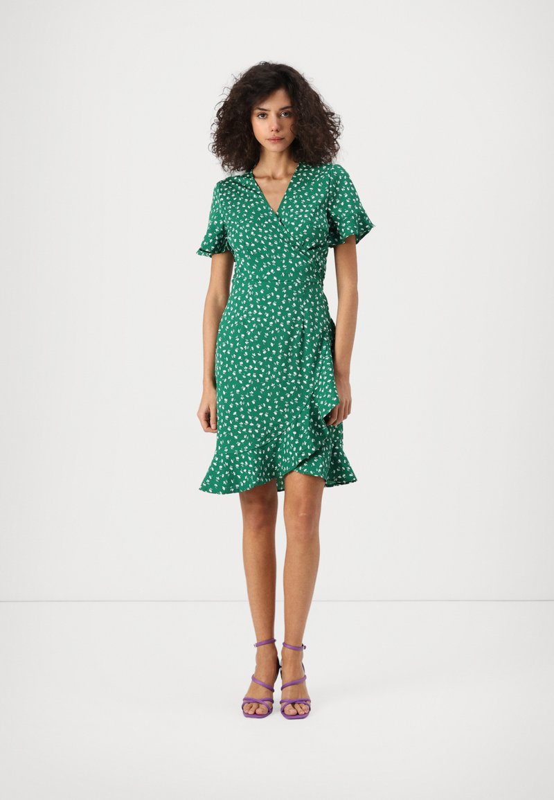 ONLY ONLOLIVIA WRAP DRESS - Dnevna haljina - verdant green