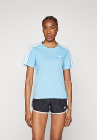 adidas Performance - TEE - T-shirt print - semi blue burst Miniatuurafbeelding 1