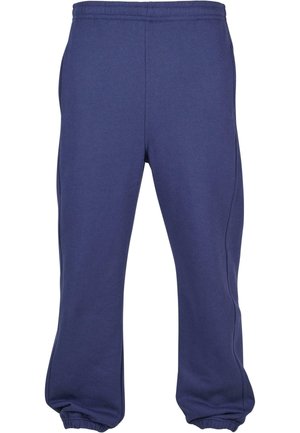 Middengrijze sweatpants van zachte stof, met een elastische tailleband en boorden, een relaxte pasvorm en zijzakken.