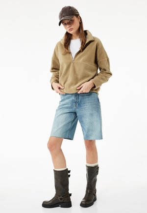 Suéter de forro polar - khaki