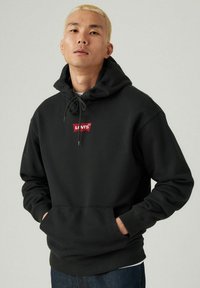 Levi's® RELAXED GRAPHIC - Felpa con cappuccio - black