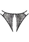 PETITE FLEUR GOLD BY LASCANA THONG OUVERT - Tanga - schwarz