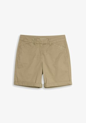 TOM TAILOR, TOM TAILOR HOSEN & CHINO CHINO BERMUDA SHORTS - Shorts - silver olive