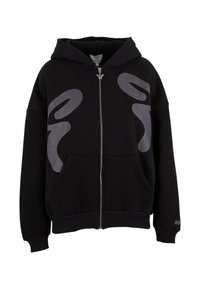 Tröja med dragkedja - black