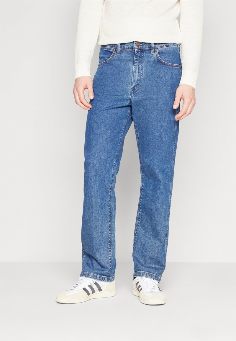 Wrangler REDDING - Jeans straight leg - rockstar/stenblå denim - Zalando.no