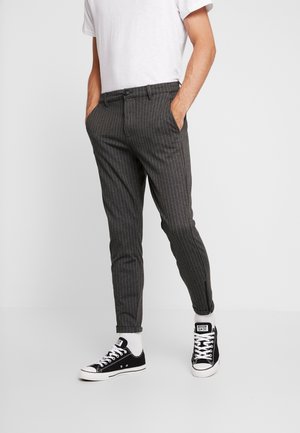 Stoffhose - mottled grey