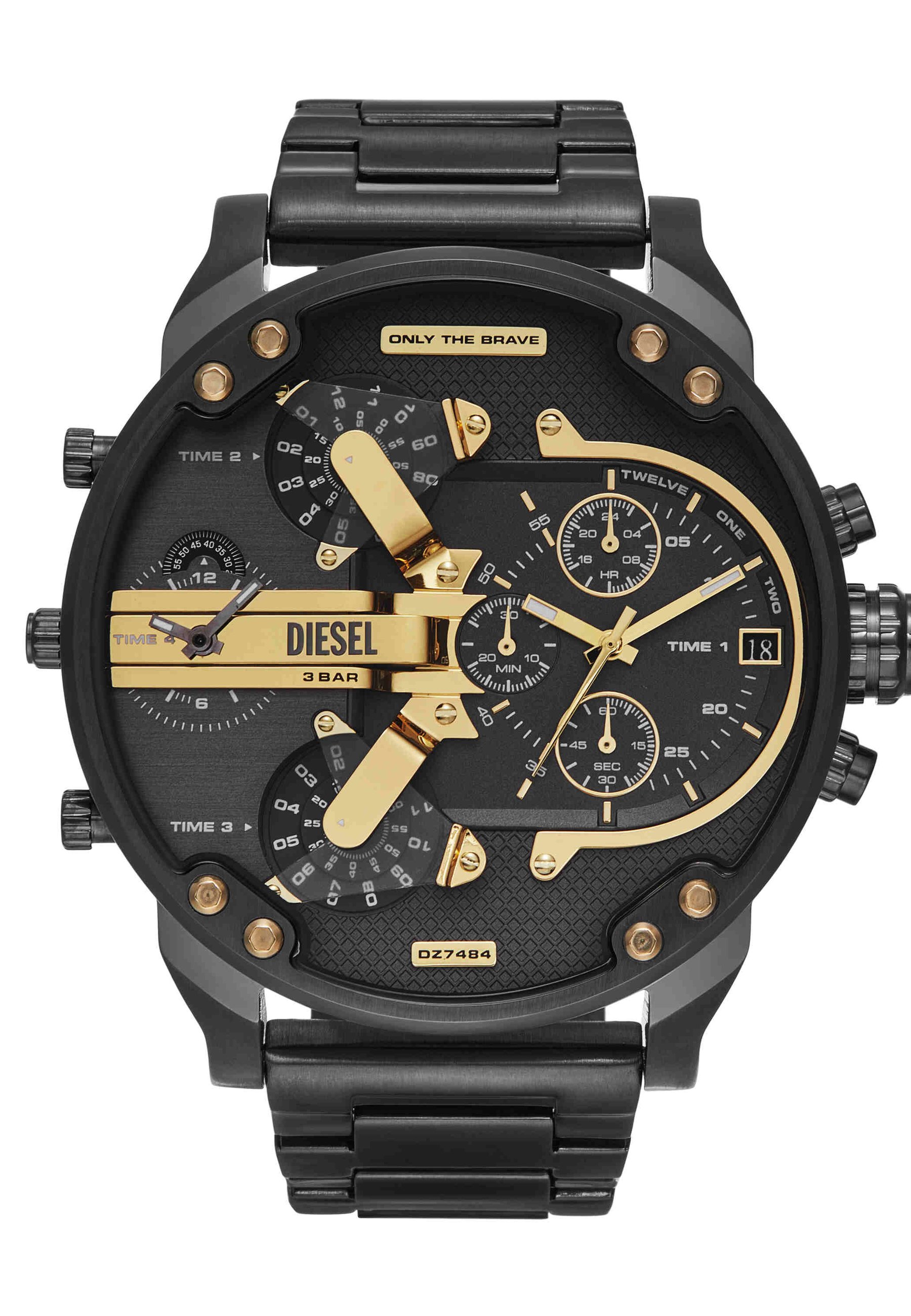 Diesel MR. DADDY - Chronograph watch - gunmetal - Zalando