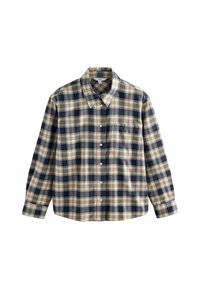 REGULAR FIT - LONG SLEEVE - Bluza s gumbima - neutral navy check
