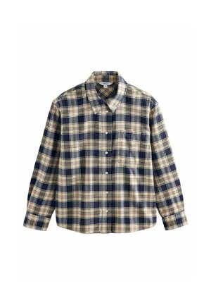 REGULAR FIT - LONG SLEEVE - Gombos blúz - neutral navy check