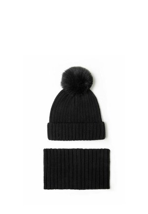 2 PIECES SET  - Panta/korvaläpät - black