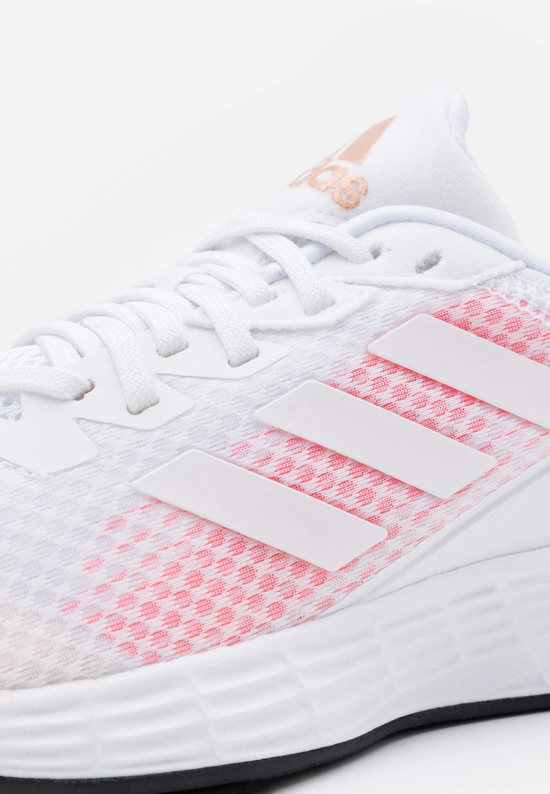 adidas Performance DURAMO CLASSIC LIGHTMOTION RUNNING SHOES - Nøytrale løpesko - footwear white/signal pink adidas Performance DURAMO CLASSIC LIGHTMOTION RUNNING SHOES - Nøytrale løpesko - footwear white/signal pink