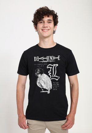 DEATH NOTE MONO DRAWING - T-shirt med print - black
