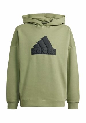 U FI LOGO HD - Felpa con cappuccio - tent green   black