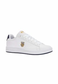 K-SWISS COURT SHIELD - Sneakers - white navy honey gold