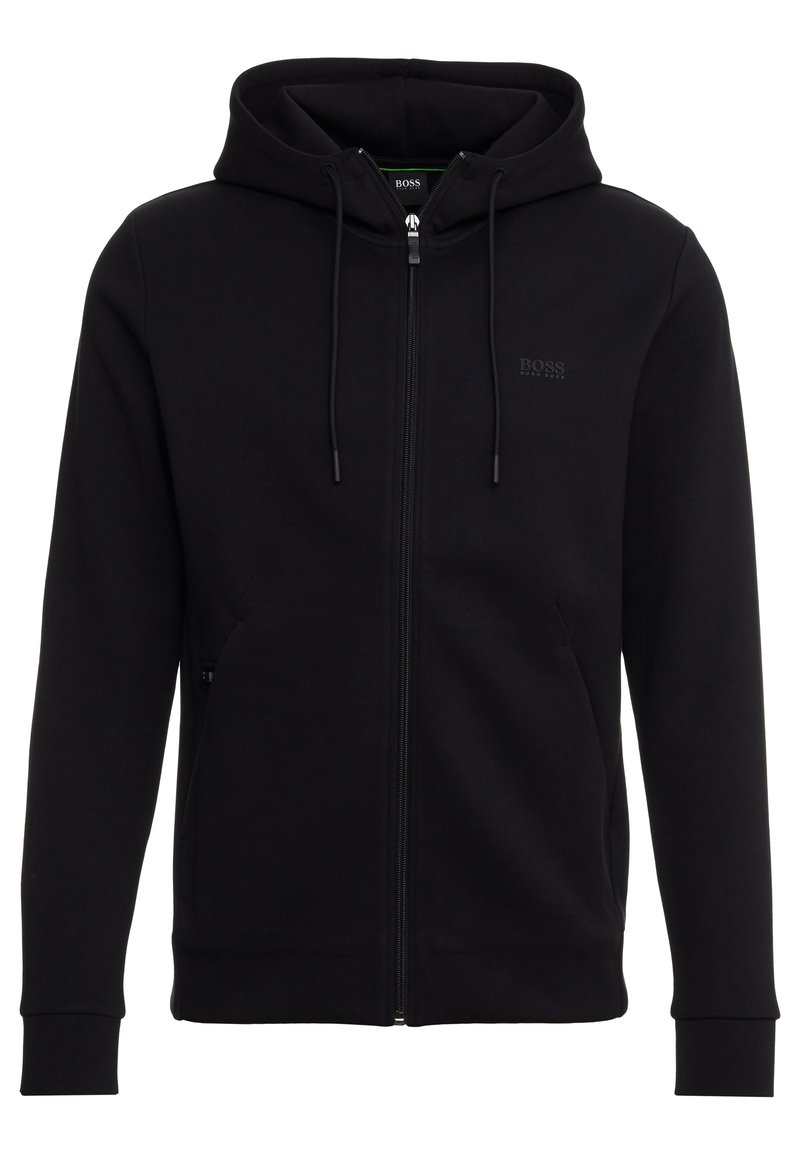 Boss Sweater met rits zwart Boss Sweater met rits zwart