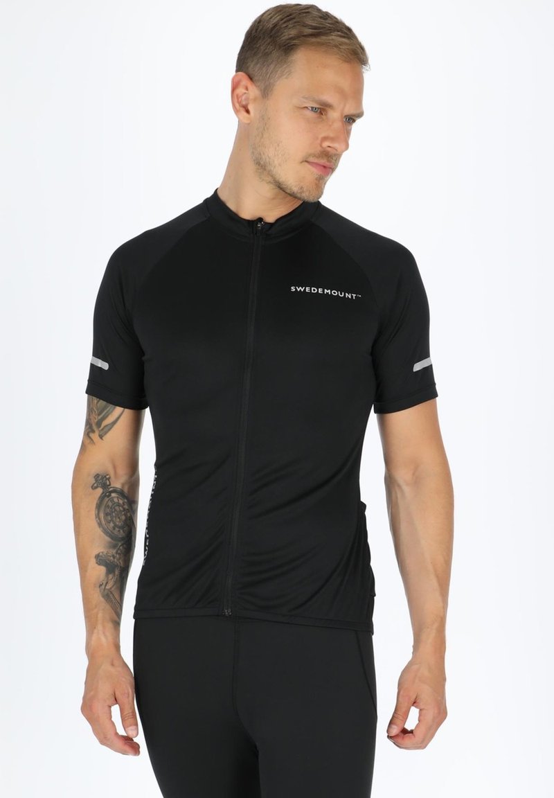 Swedemount CORE TEE - Cykeltröjor - black reflective