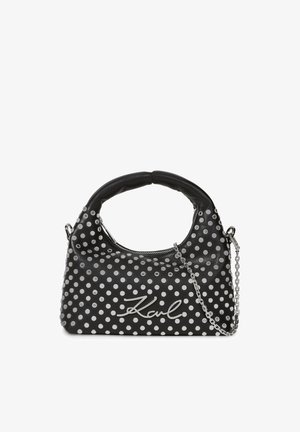 KARL LAGERFELD, K/SOIREE MINI STUDDED TOP HANDLE - Дамска чанта - black embellishment