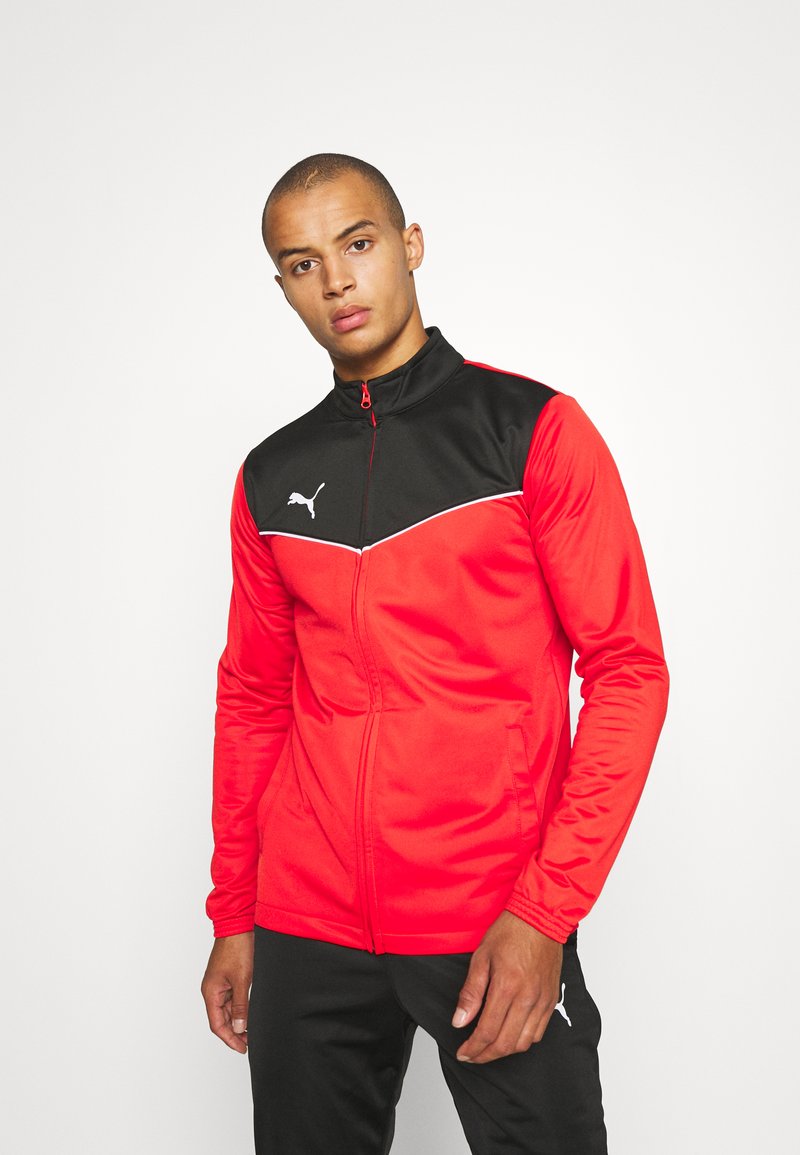 Puma INDIVIDUALRISE TRACKSUIT - Chándal - red/black/rojo 