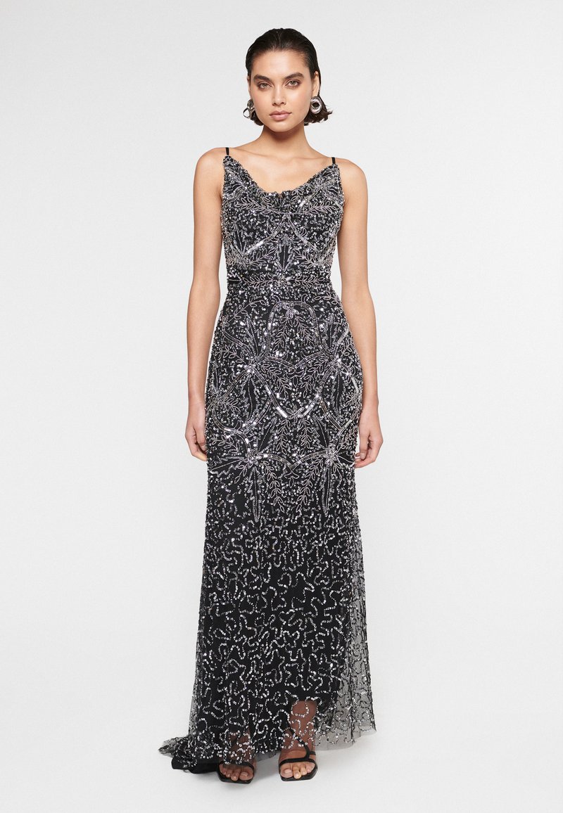 BEAUUT SEQUINS - Společenské šaty - black
