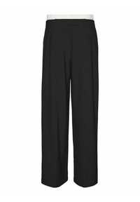 Vero Moda VMMADJA MITTLERE TAILLE - Pantaloni - black