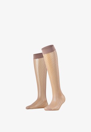 FALKE, MISS RIBBON KNIESTRÜMPFE - Kniekousen - taupe