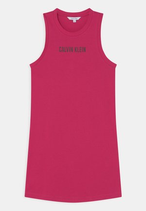 TANK DRESS - Vestito di maglina - royal pink