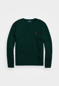 CABLE KNIT WOOL CASHMERE JUMPER - Vesta - hunt club green