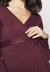 MAMALICIOUS Svetr - dark red