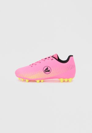 SKILL UNISEX - Botas de futebol com pitões - neon pink/sulphur spring
