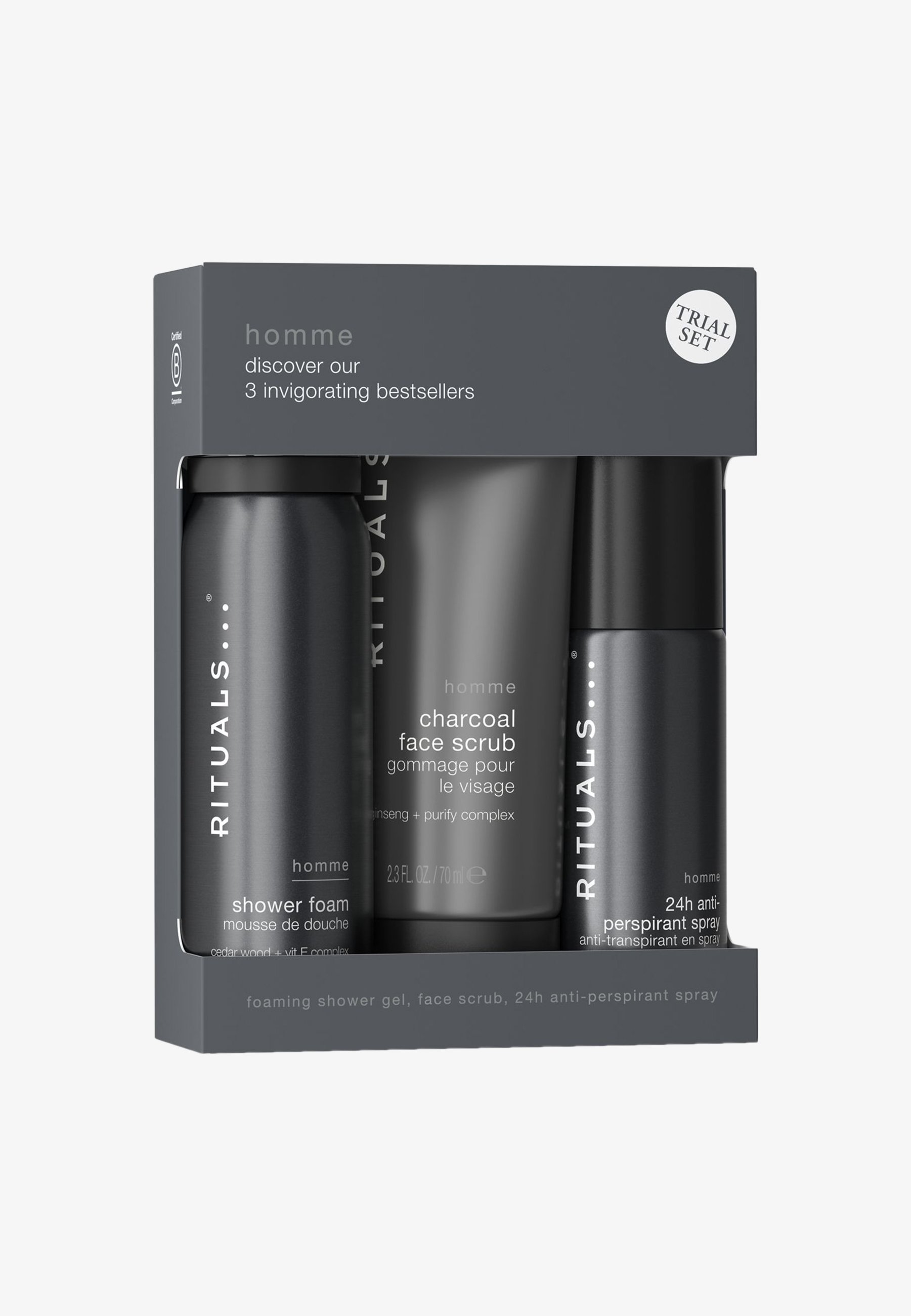 Rituals TRIAL SET - HOMME - WOODY - CEDAR WOOD & VITAMIN E