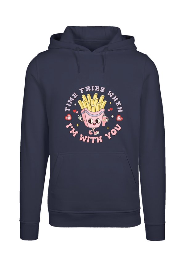 TIME FRIES WHEN I AM WITH YOU VALENTINSTAG - Kapuzenpullover