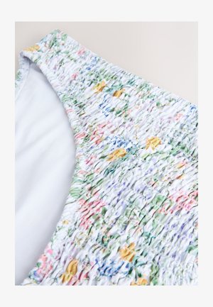 Next, Slip bikini - white ditsy