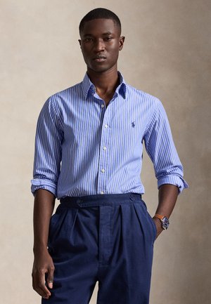 Polo Ralph Lauren CUSTOM FIT STRIPED BROADCLOTH SHIRT - Shirt - med blue/white