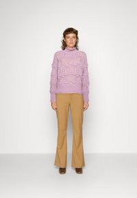 LASCANA AJOUR - Trui - mauve