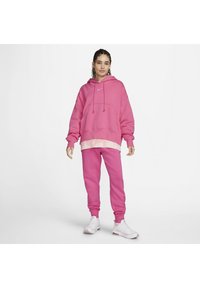 Nike Sportswear PHOENIX W NSW STYLE FLC HR PANT STD - Calças de fato de treino - pinksicle/sail