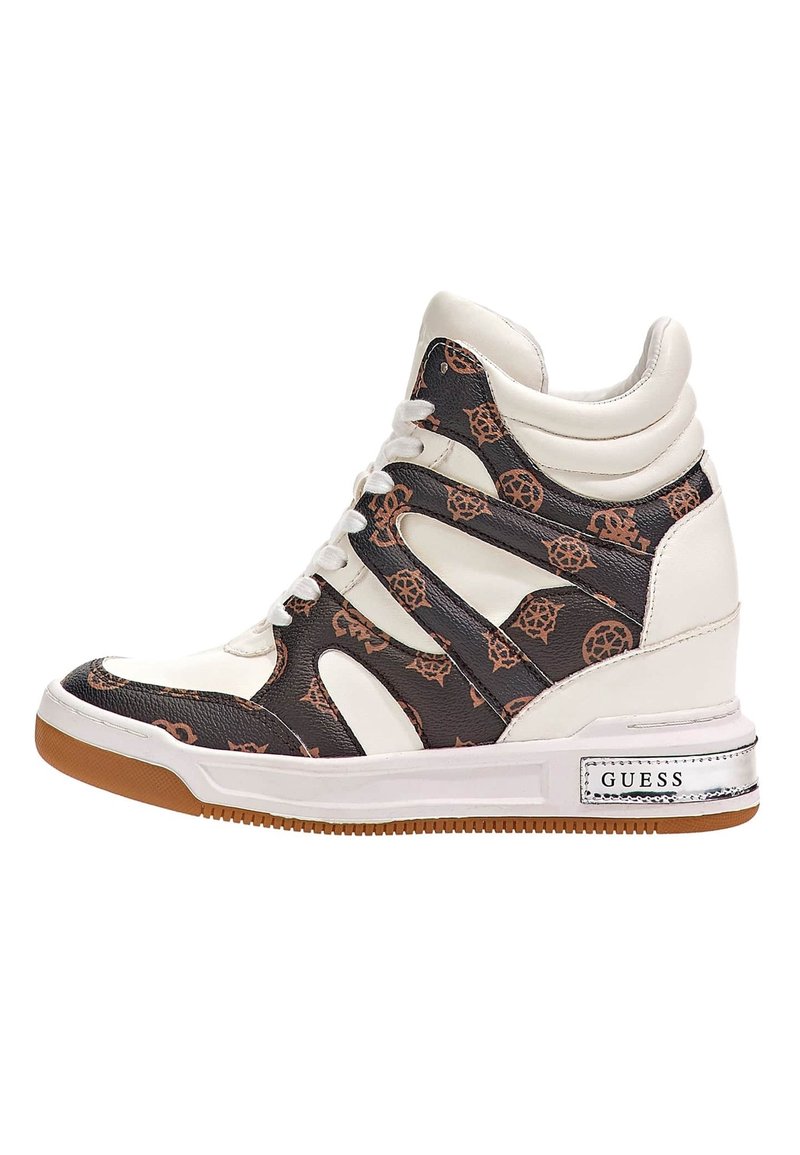 Guess Stivaletti stringati - white