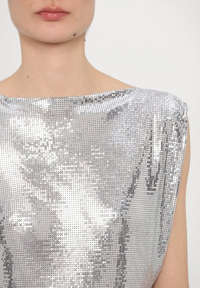 Rabanne Top - silver-coloured
