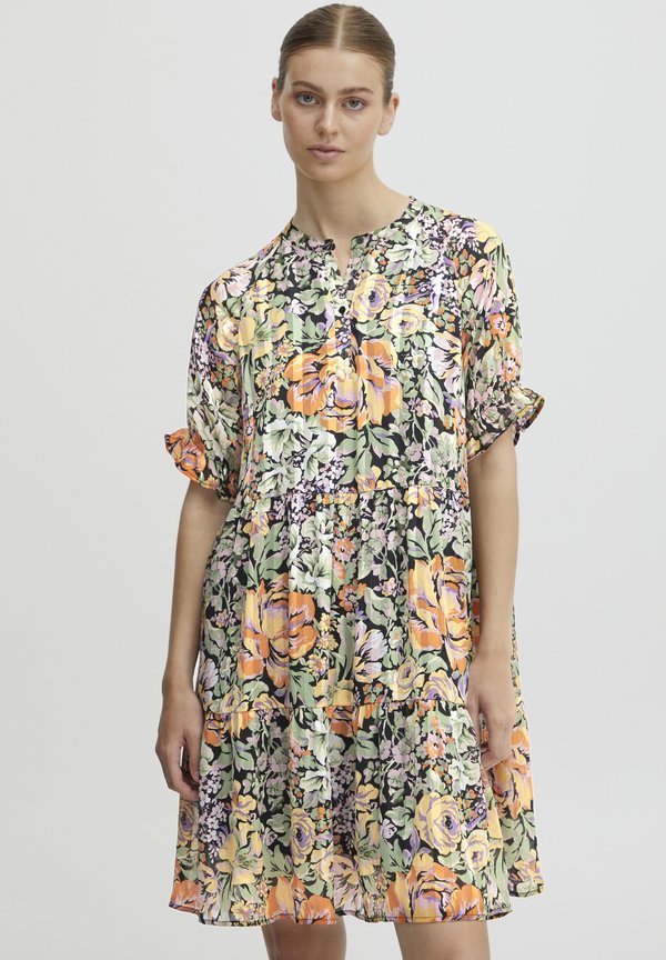 IHDRAMA - Day dress - meteorite with flower