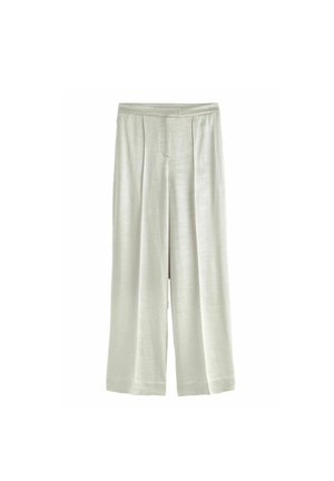 REGULAR FIT - Auduma bikses - silver coloured