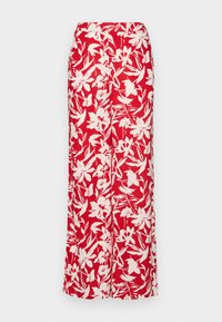 LINEN BLEND - Pantalon classique - orange