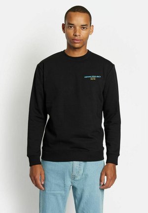 LOGO COLOR DETAILS CREWNECK - Mikina - black