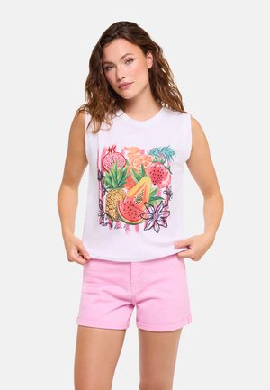 Koala Bay, KOALA BAY CAMISETA FRUTAS PEDRERÍA BLANCO - KITAYA - Top - blanco