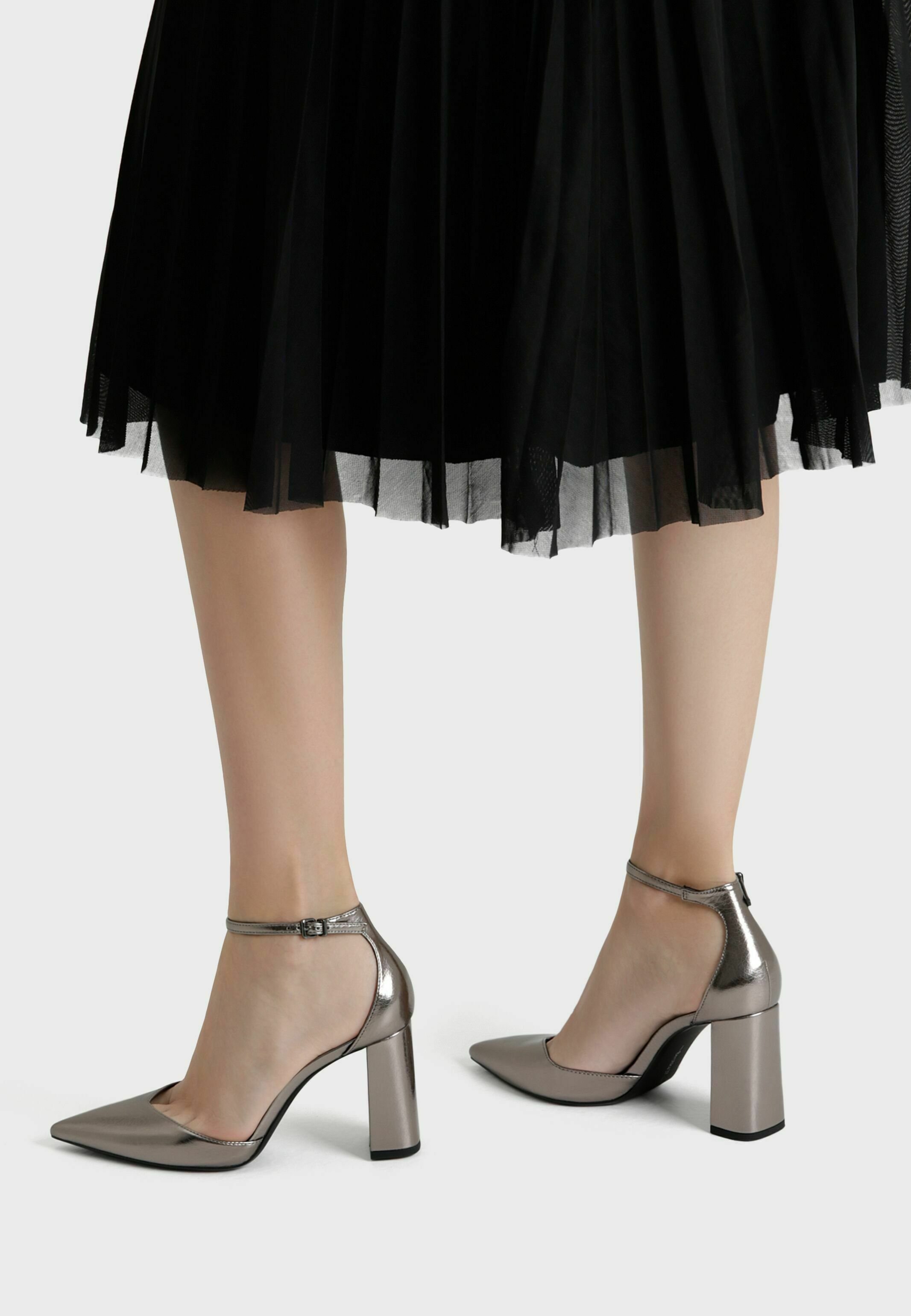 Bershka Hoge hakken - silver/zilverkleurig - Zalando.nl
