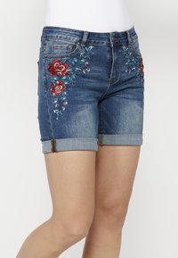 Koroshi Short en jean - azul osc   dark blue