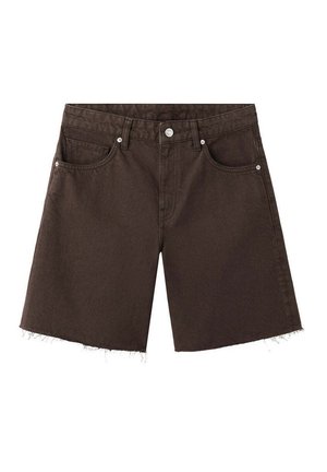 Mango, ADULT - Short en jean - dark brown