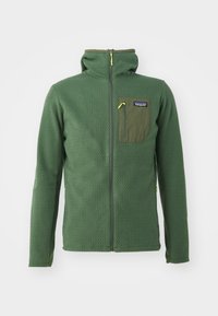 Patagonia M'S R1 AIR  HOODY - Φλις μπουφάν - torrey pine green