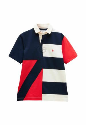 REGULAR FIT - HARLEQUIN - Poloshirt - red/navy/white
