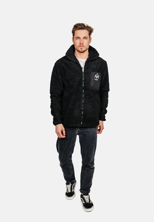 SHERPA - Fleece jacket - black