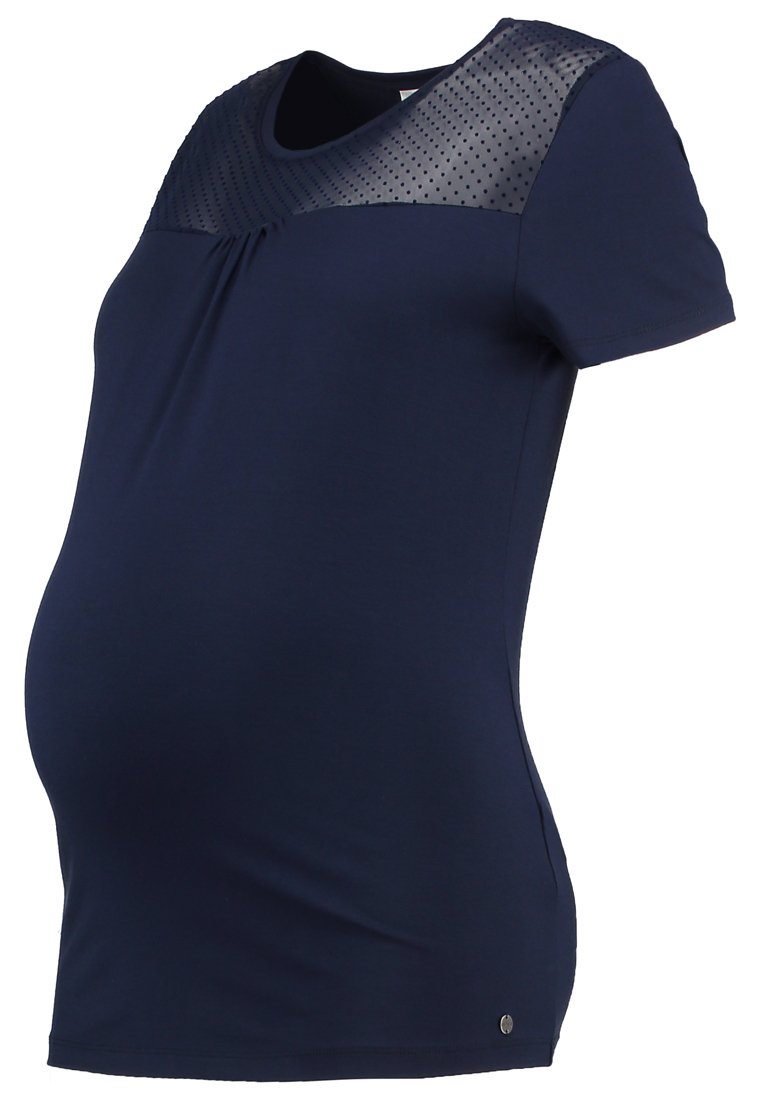 Esprit Maternity T-shirt print donkerblauw
