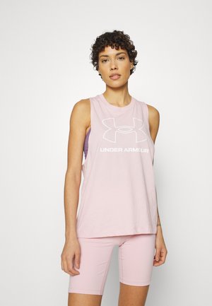 SPORTSTYLE LOGO TANK - Top - retro pink/white